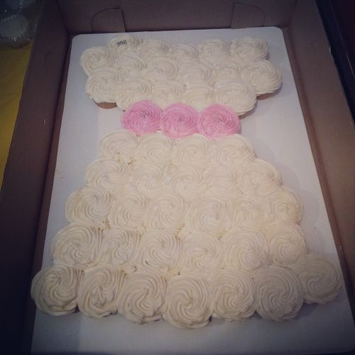 "Dress" Cake for a Bridal Shower