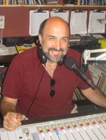 Sitting at my control panel for my weekly radio sh