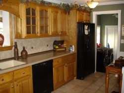wanted oak cabinets a darker color