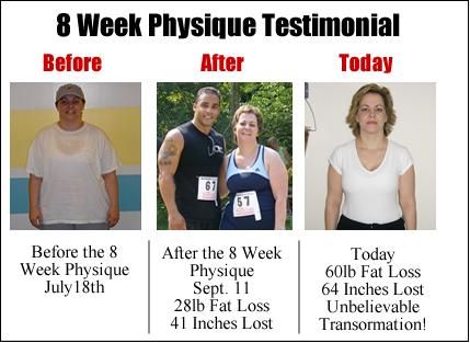 8 Week Physique Testimonial
