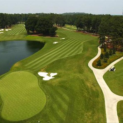 Golf Course Drone Photography in Raleigh