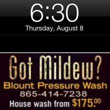 Blount Pressure Wash