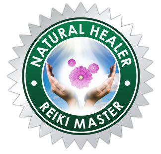 My Master Reiki badge.