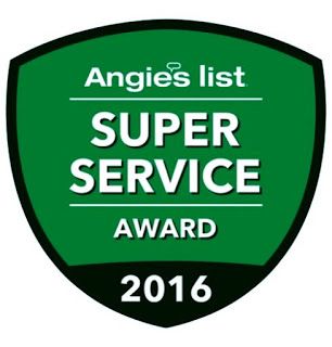 Angie's List 2016 Super Service Award Winner!