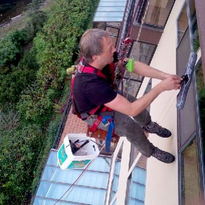 High-rise window cleaning in Seattle