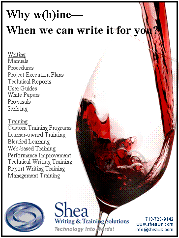 Why w(h)ine, when we can write it for you? We writ