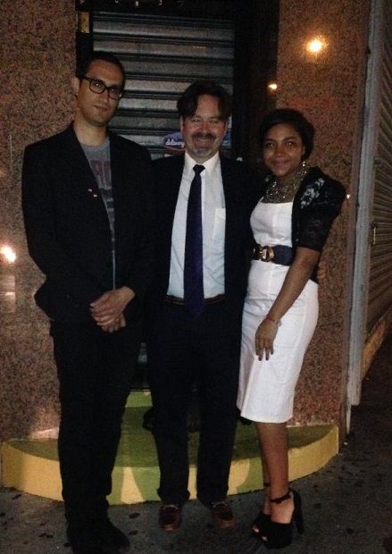 Stephanie & Aaron's midnight elopement in NYC at B