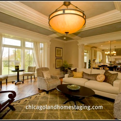 Luxury home staging in St. Charles Illinois