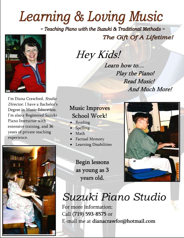 The Suzuki Piano Studio
