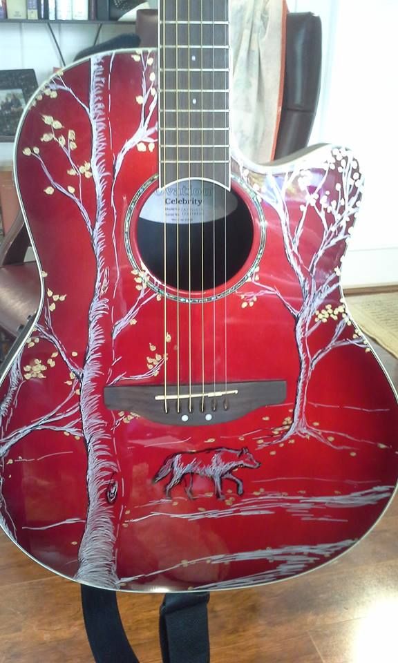 I also draw on guitars.