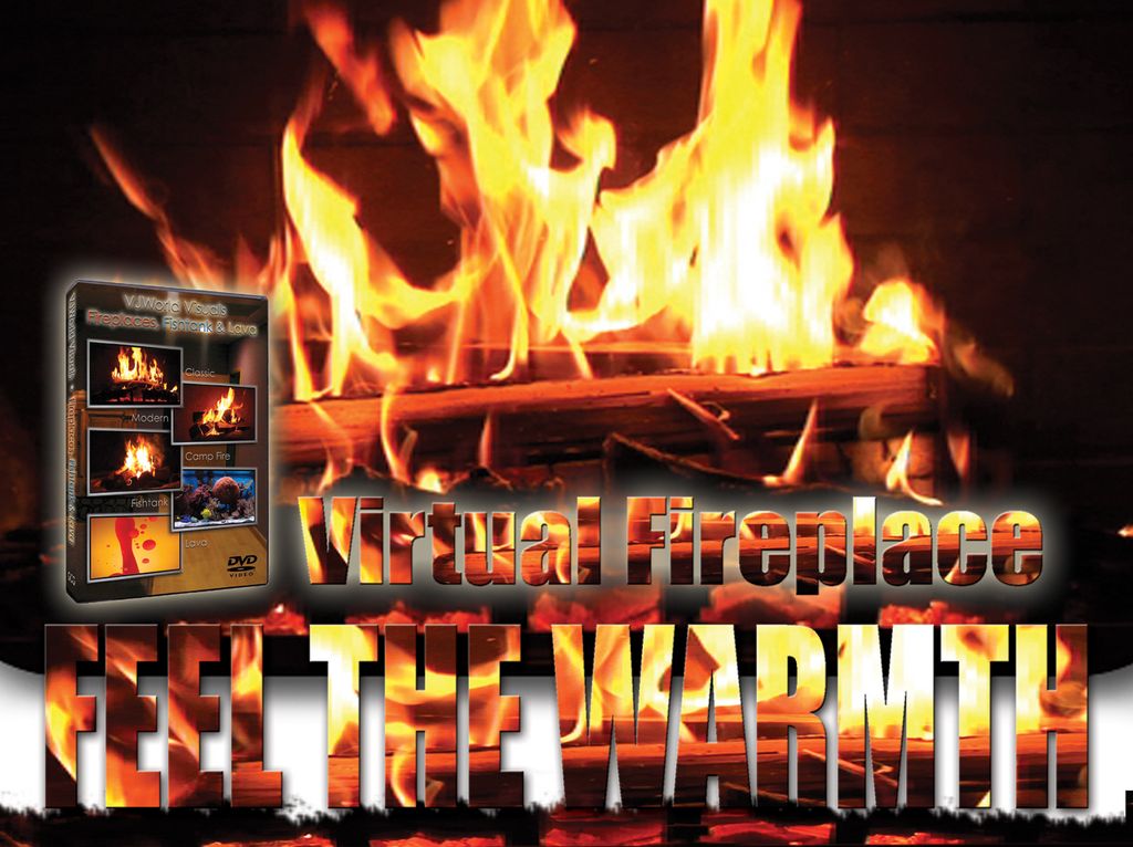 The #1 Selling Virtual Fireplace Video on DVD, Sel