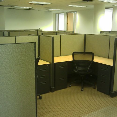 Cubicle installation.