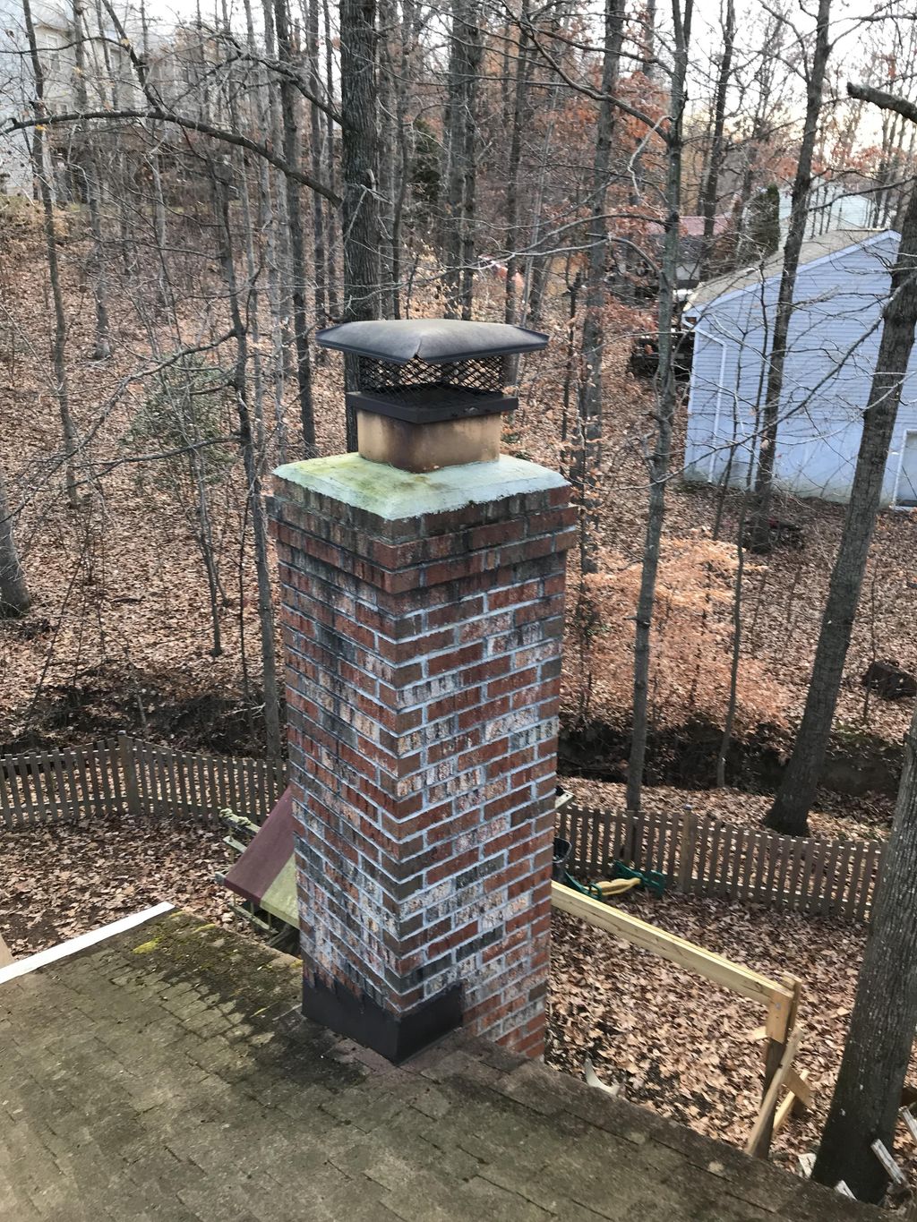  Before Chimney without liner