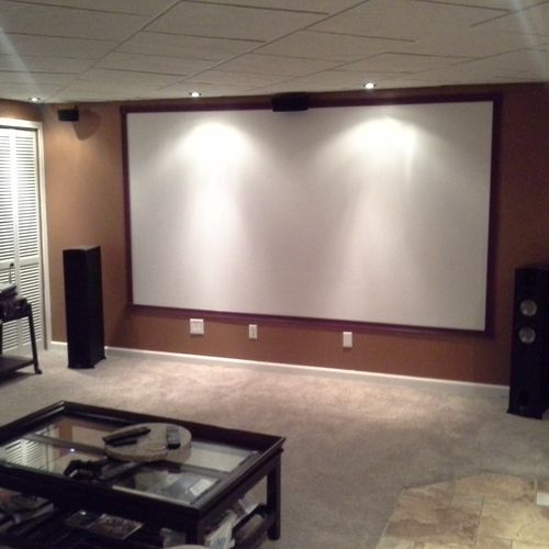 Home Theater screen