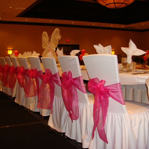 Custom Chair Covers and Sashes