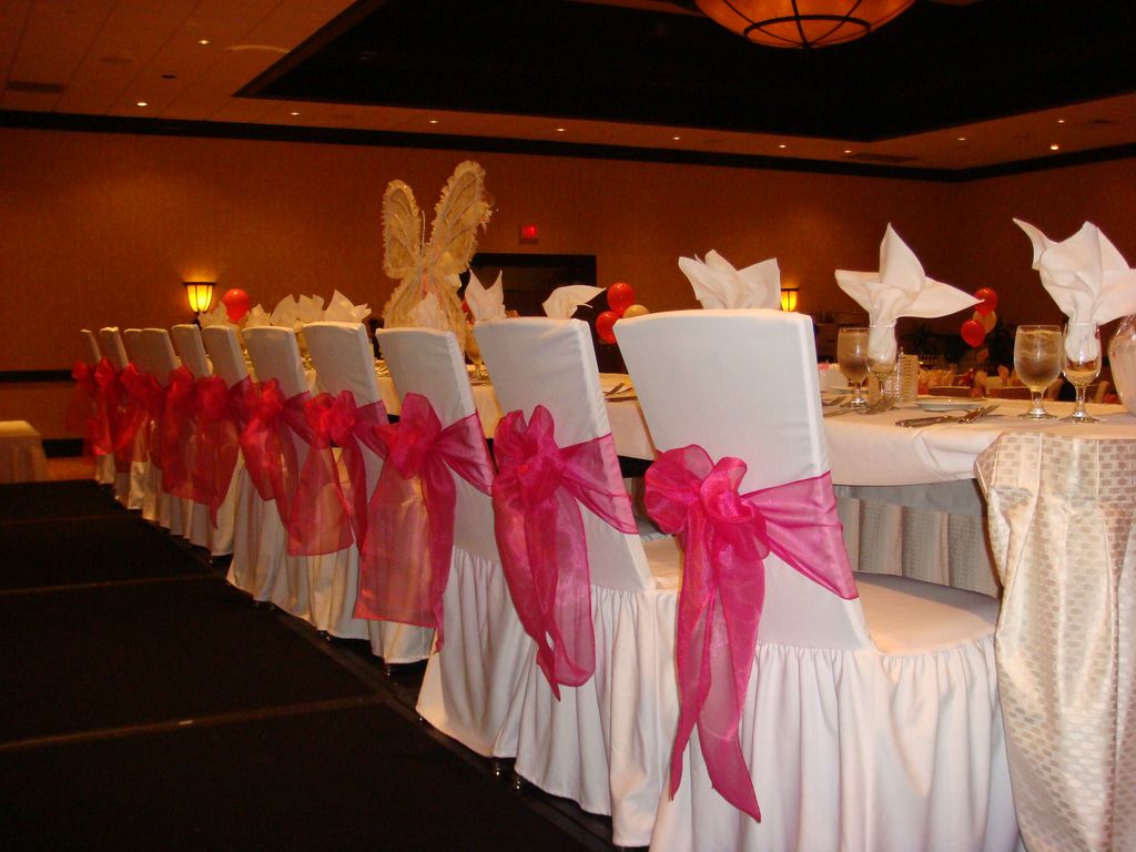 Custom Chair Covers and Sashes