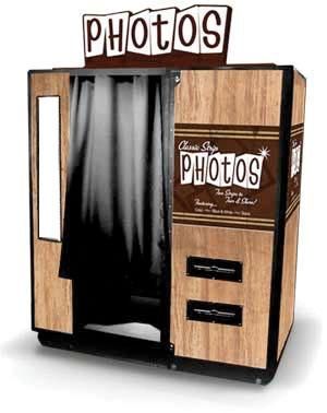 Classic Style Photo Booths. Portable, fits through