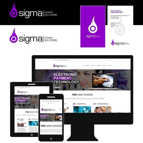Sigma Payment Solutions - Corporate Branding & Web