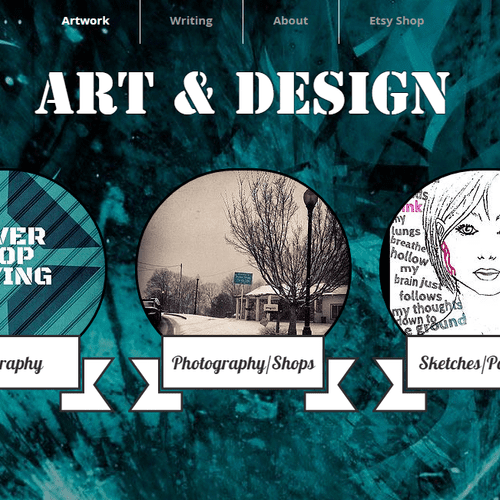 The artwork page from my personal website. View mo