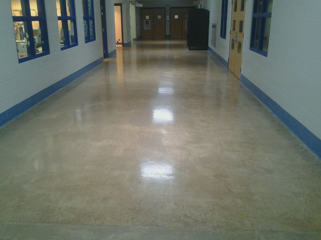 Tile floors that shine!