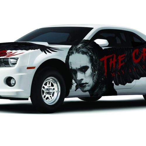 The Crow redesigned logo for a vehicle wrap