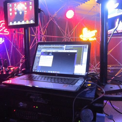 DJ, Karaoke, and Lasers.