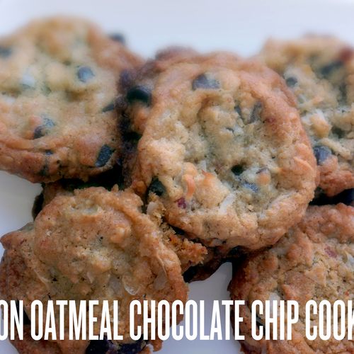Bacon Oatmeal Chocolate Chip Cookies