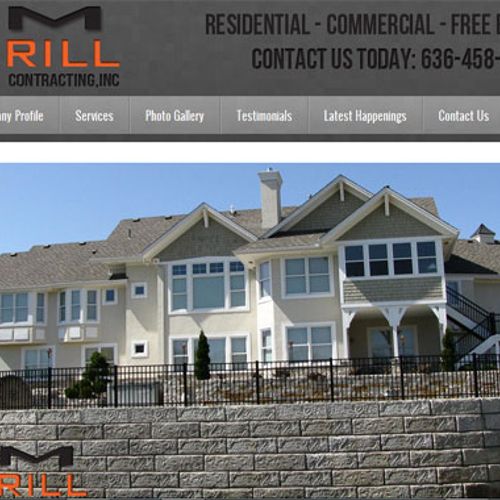 DM Terrill Contracting INC is a Word Press Platfor