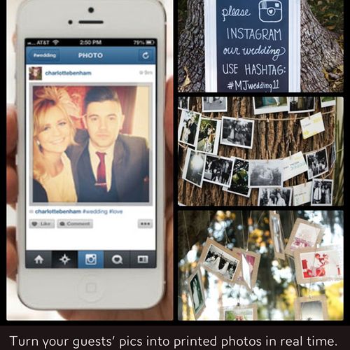 Let your guests be the photographers with our Inst