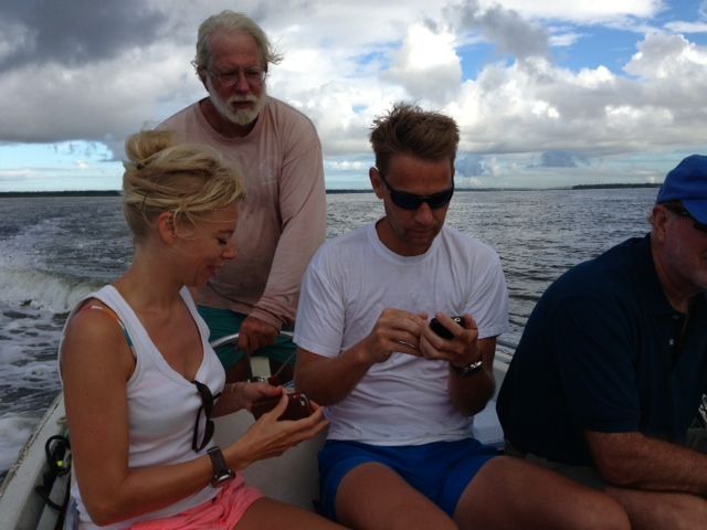 Cruising down river to Wassaw Island with Scandina