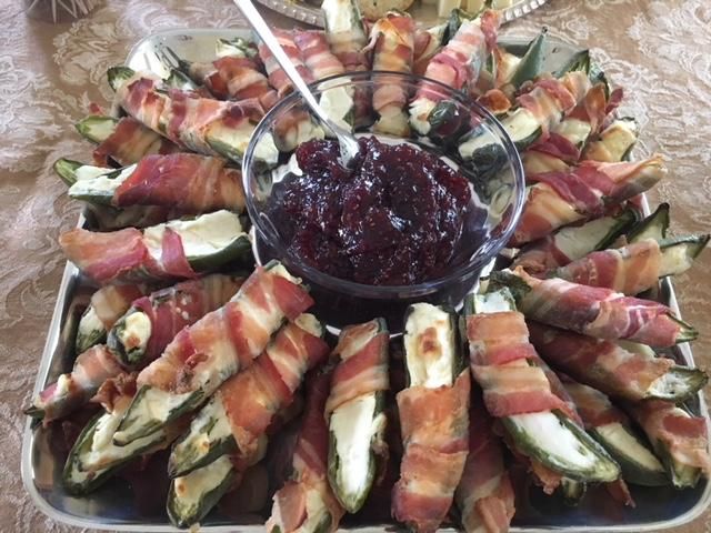 STUFFED BACON WRAPPED JALAPENOS