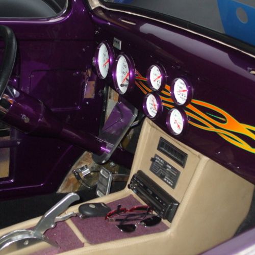 Interior of the 1941 Willys.