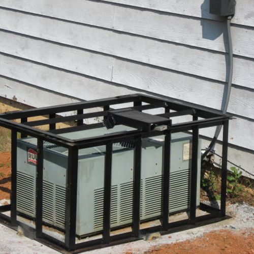 Standard heavy duty A/C cages...with or without an