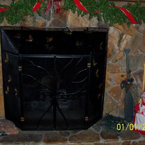 Family Tree Fireplace Screen