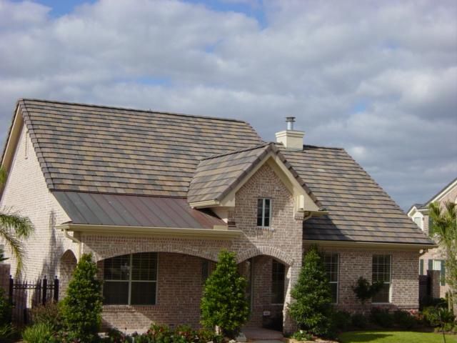 Monier Lifetile & Copper Standing Seam Metal Roof.