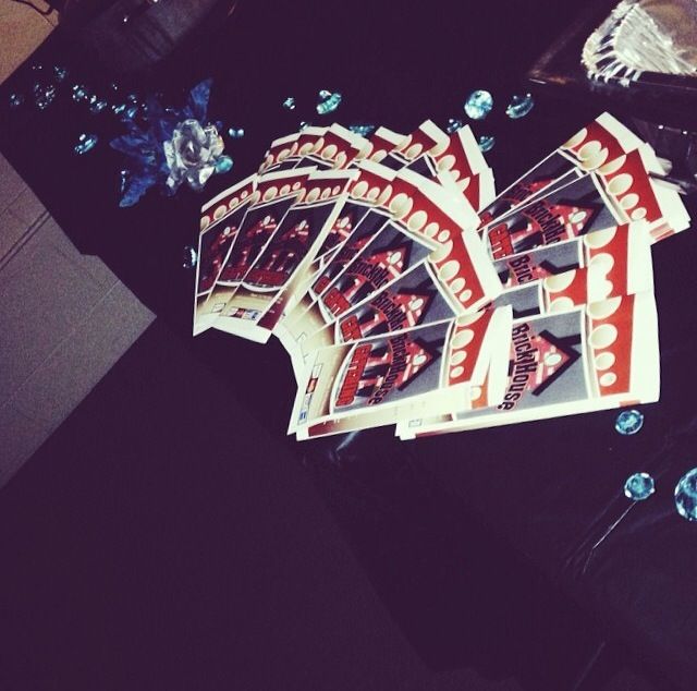 Our Advertising Table @ the BMC Comedy Club