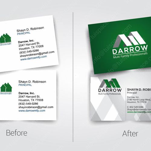 Logo redesign and custom business card design