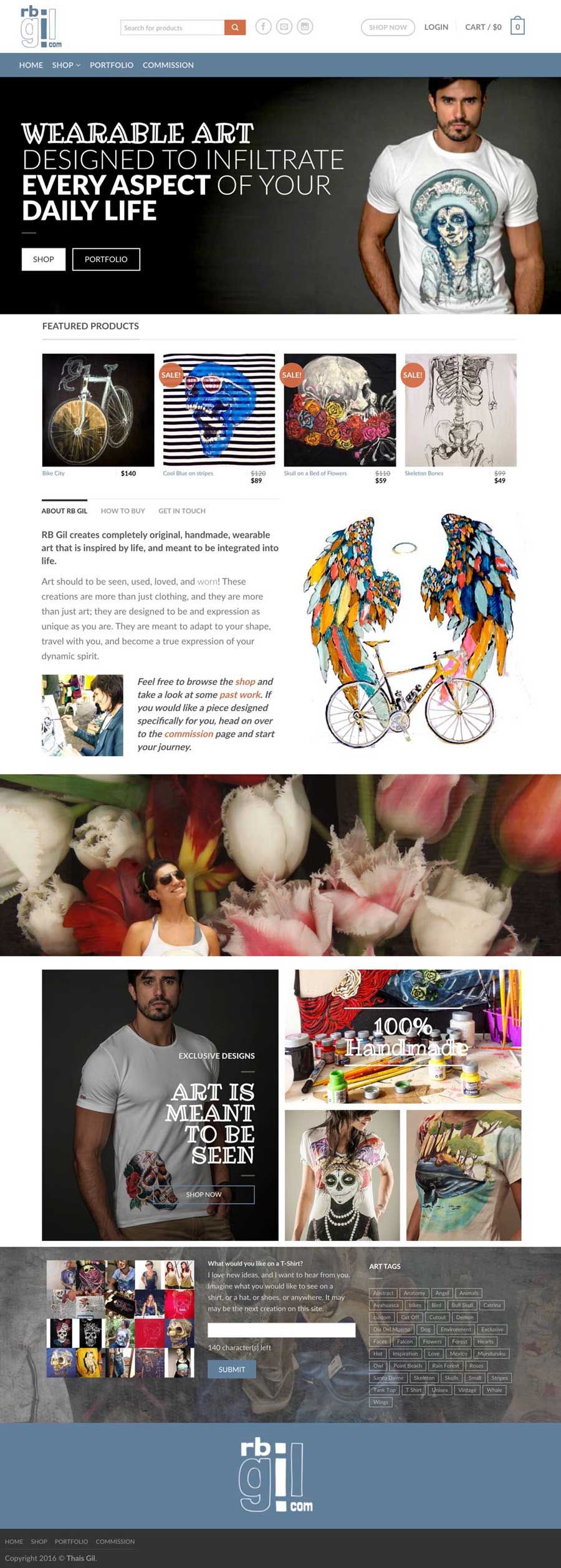 rbgil.com | ecommerce, web design, and logo design