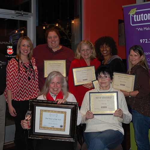 Tutor Doctor Frisco/McKinney's Tutor Award Winners