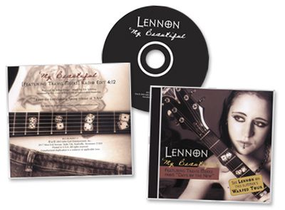 Lennon "My Beautiful" CD.
Lennon needed a layout a