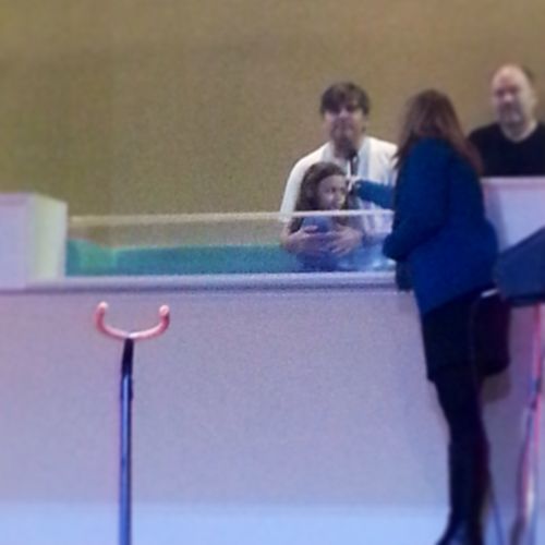 Baptizing my little one 2014