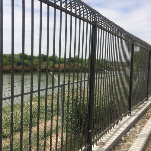 Iron fencing built for commercial use.