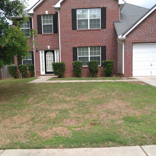 Basic residential lawn front and back cut package 