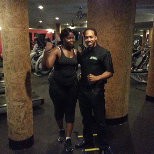 My Client Elizabeth.She lost 1 dress size in 2 wee