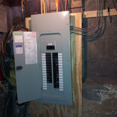 Had to upgrade the electric panel for a customer a