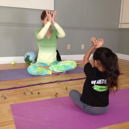 Individual kids yoga class