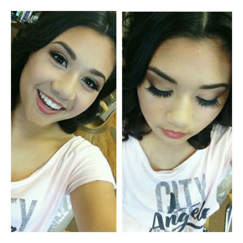 Makeup for Amy for Homecoming