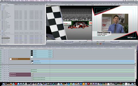 FCP timeline from project for Verizon Wireless.