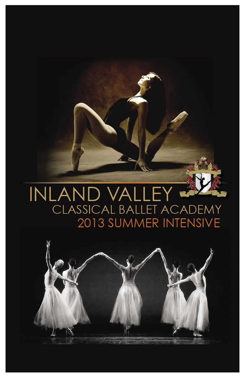 Theatrical Posters:  Inland Valley Classical Balle