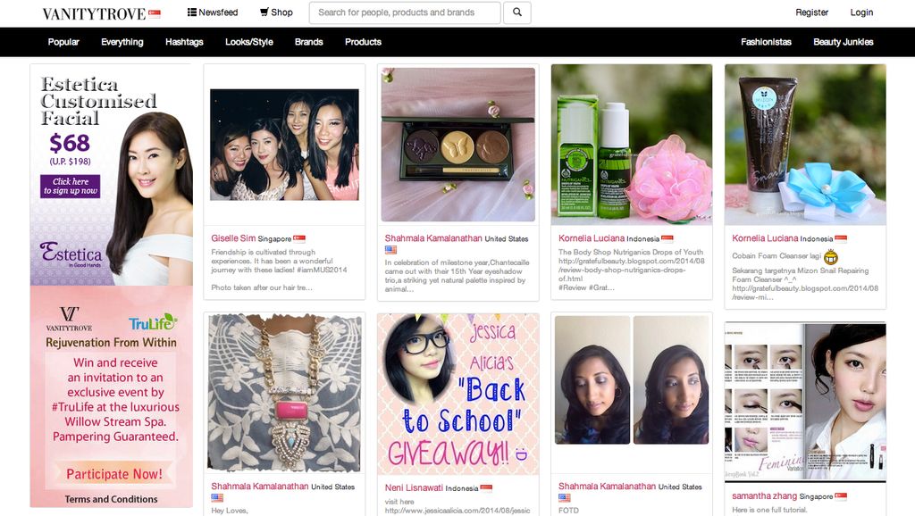 VanityTrove is a social networking site for beauty